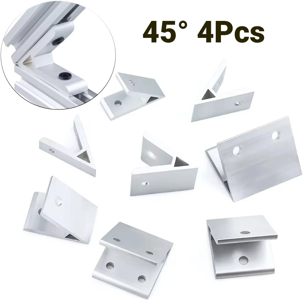 Aluminum T-Slot Profile - 4 Stuks 45 Graden Hoek Hoek