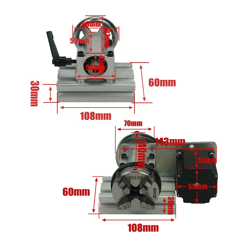 DIY 4e 5e Rotatie-as voor Mini - Cnc Router Machine recensie en prijs