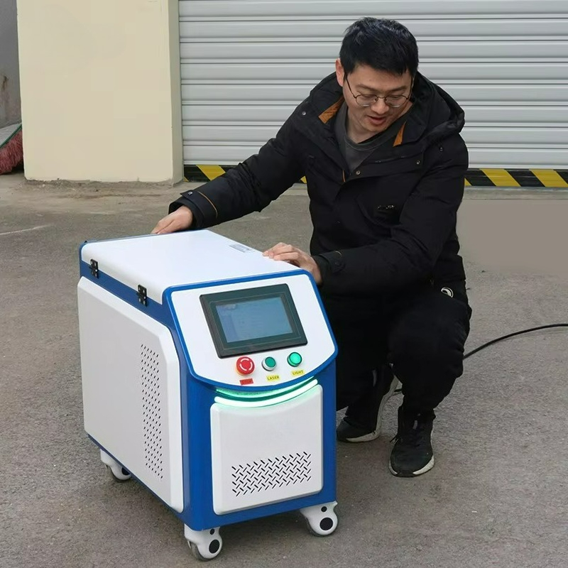 Draagbare gepulseerde laserrei - Industrial Laser Cleaning Equipment recensie en prijs