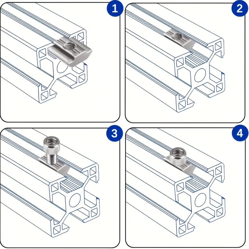 25 sets stalen set M8 T-gleufm - Aluminum T-Slot Profile recensie en prijs