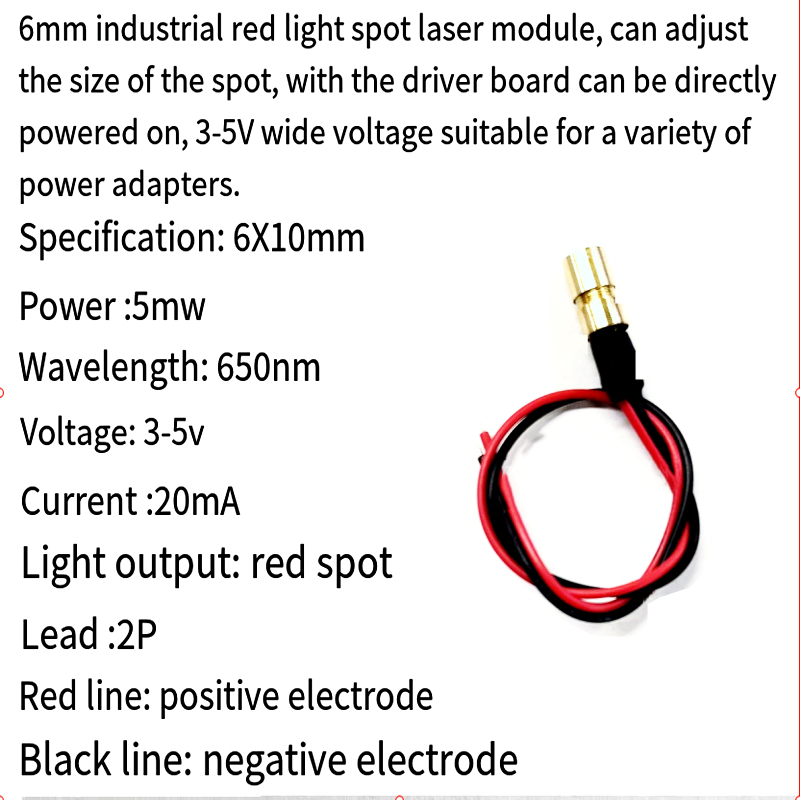 6 mm industriële lasermodule R - Industrial Laser Head recensie en prijs