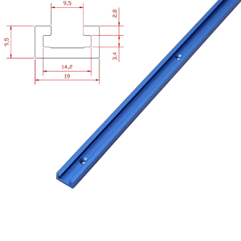 1Pc 19/30/45/75Type T-tracks T - Aluminum T-Slot Profile recensie en prijs