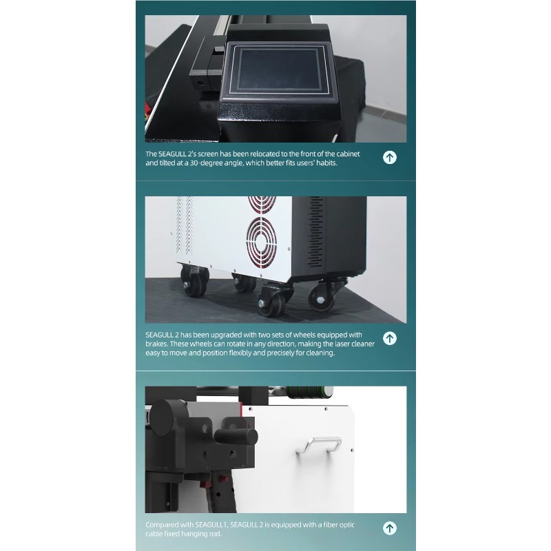 Draagbare Pulse Fiber 300W Las - Industrial Laser Cleaning Equipment recensie en prijs