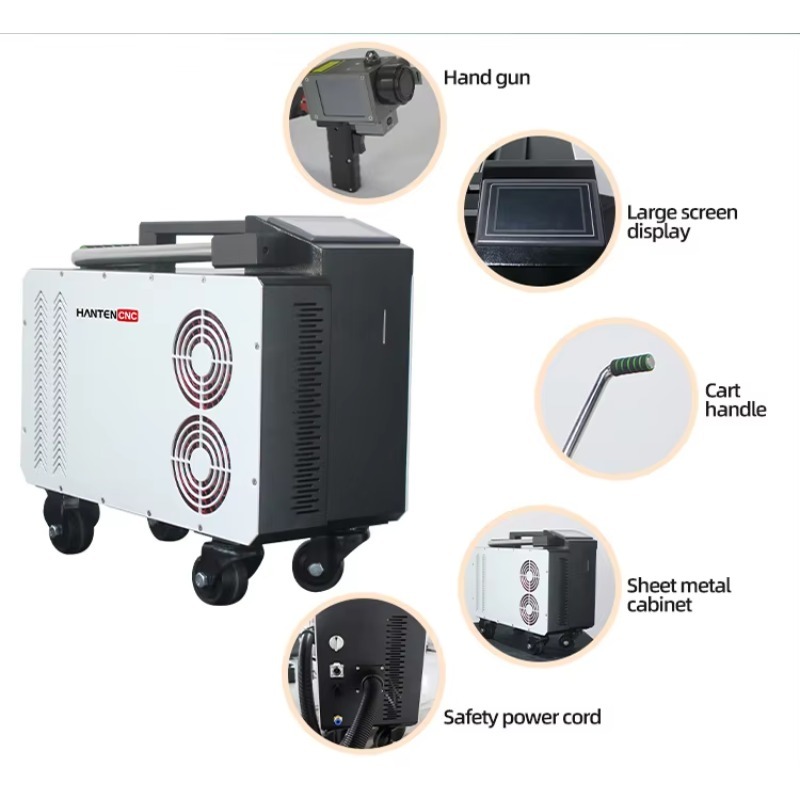 Draagbare Pulse Fiber 300W Las - Industrial Laser Cleaning Equipment recensie en prijs