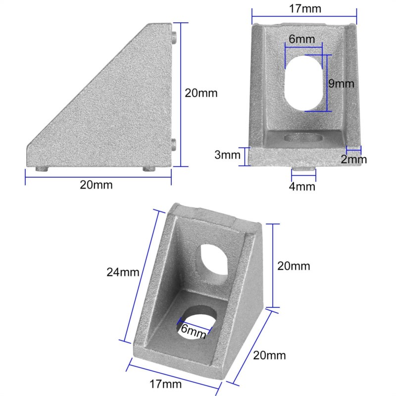 2020 Hoek Beugel 40Pcs Alumini - Aluminum T-Slot Profile recensie en prijs