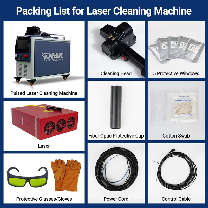 Industriële 300W pulslaser rei - Industrial Laser Cleaning Equipment recensie en prijs